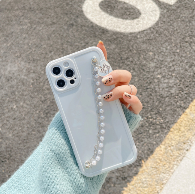 Silicone Chain Phone Case for iPhone 7-12