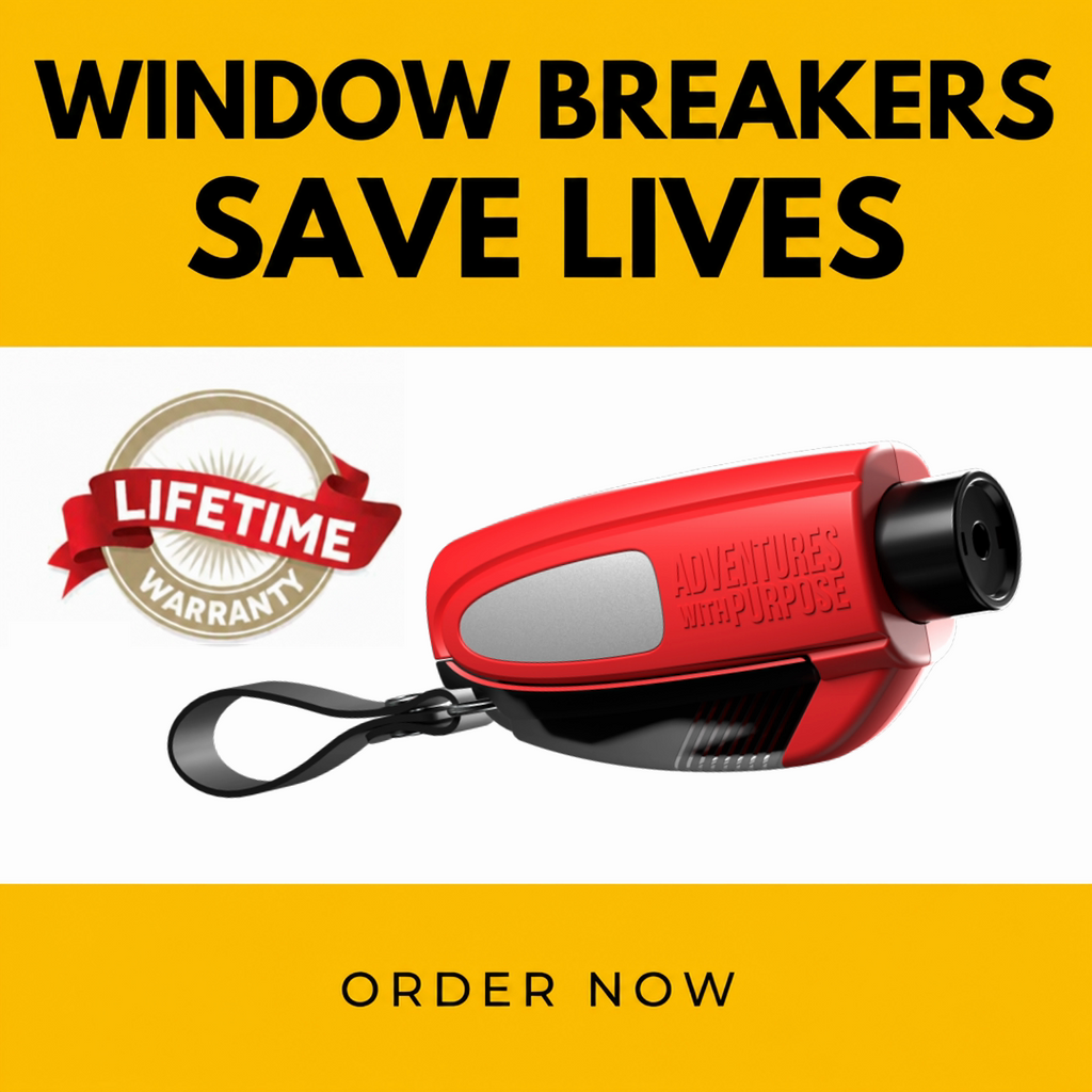 2-in-1 Emergency Window Breaker & Seatbelt Cutter
