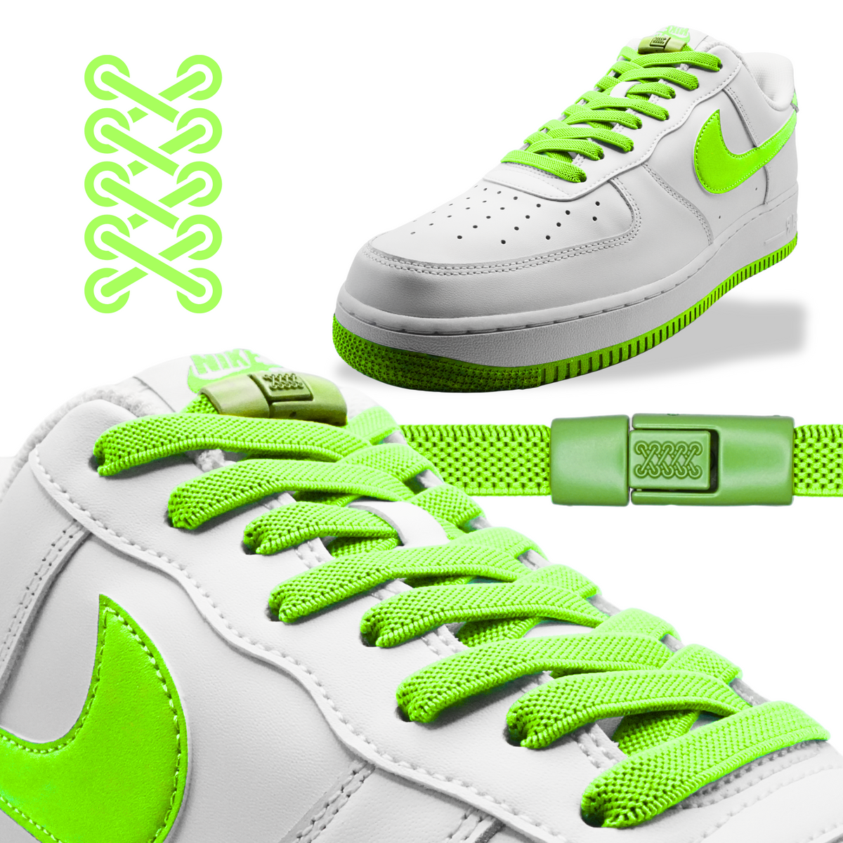 Flat Elastic Shoelaces