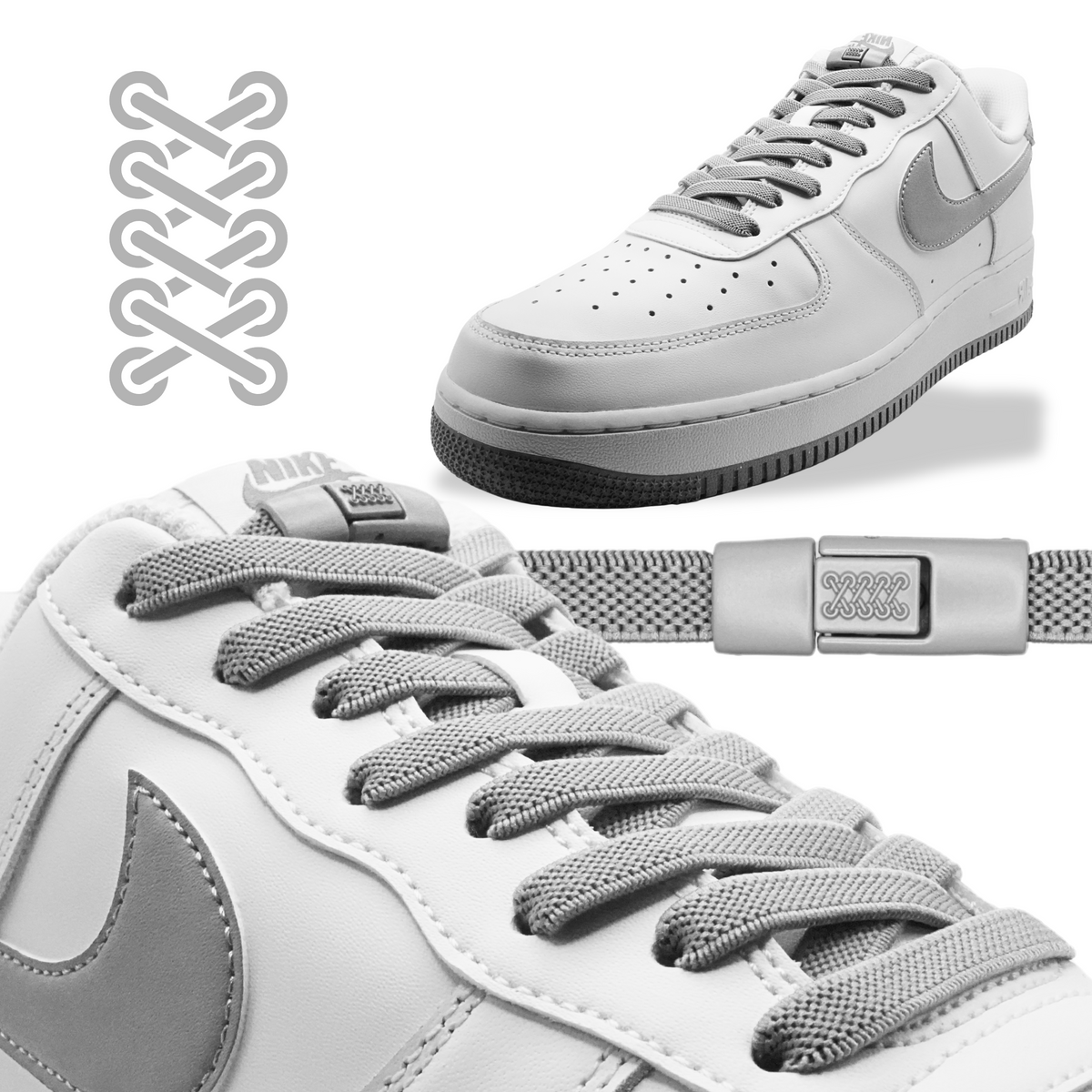 Flat Elastic Shoelaces
