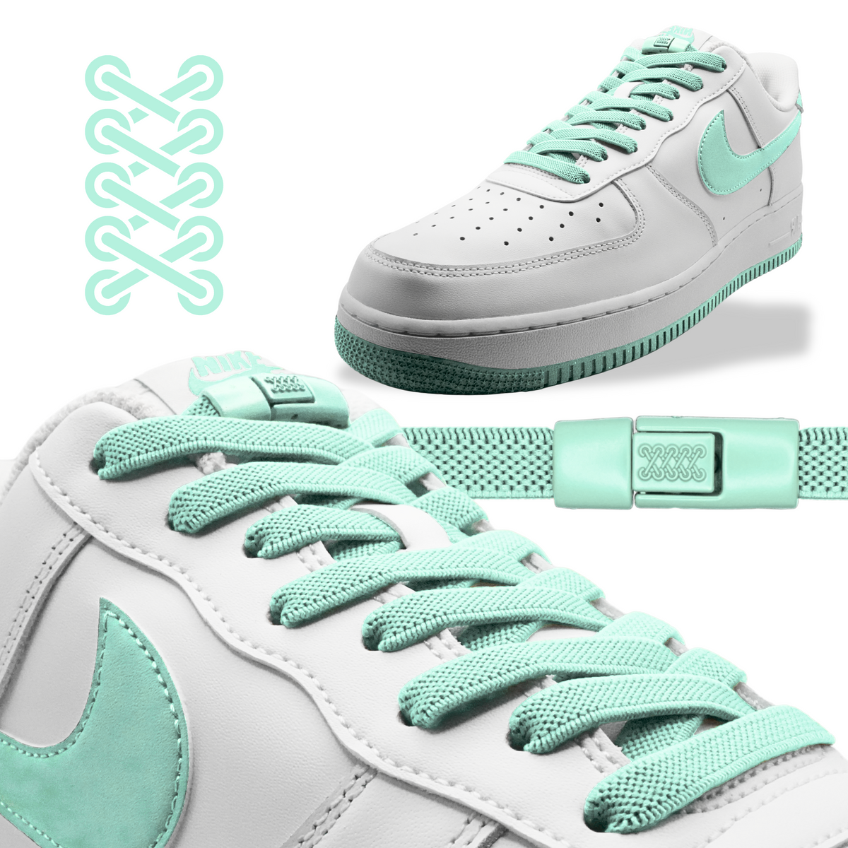 Flat Elastic Shoelaces