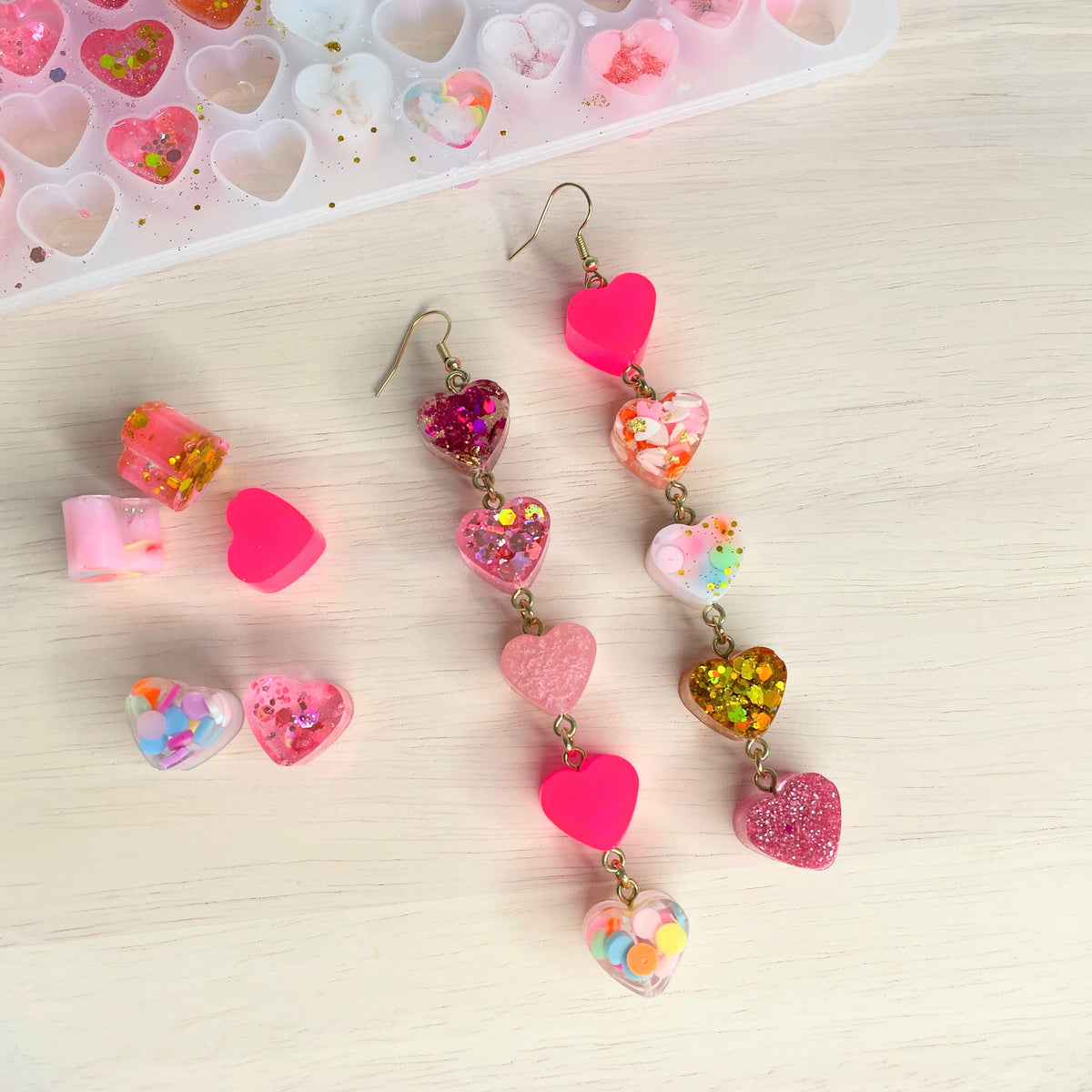 55 Hearts Silicone Mold